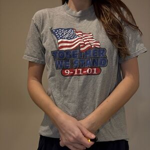 Patriotic Gray Kids T-Shirt